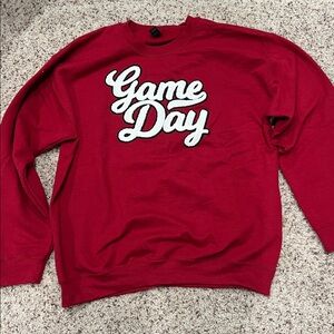 Gildan Red Heavy Blend Game Day Sweatshirt